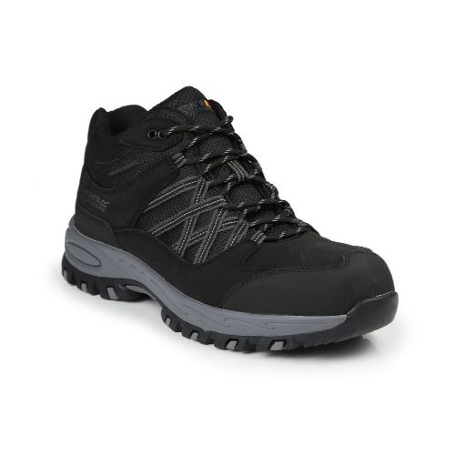 Regatta Safety Footwear Sandstone Sb Safety Hiker Boot Black/Granite